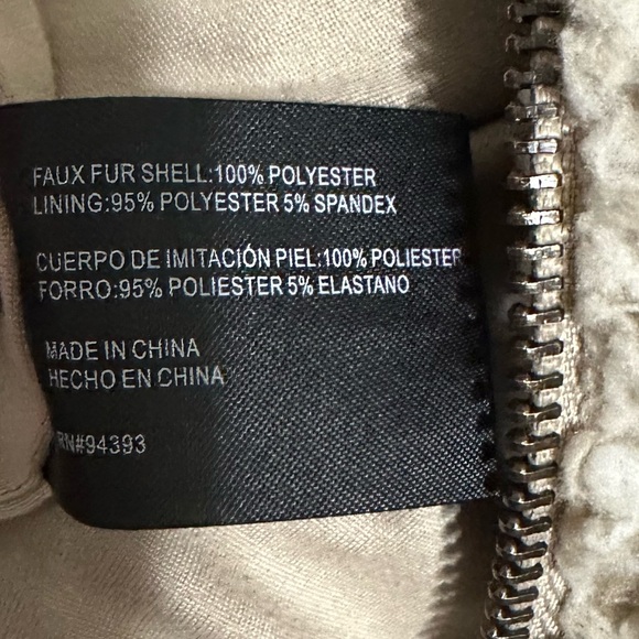 Mo-Ka Santa Fe Apparel Sherpa Fleece Hooded Jacket Size L - Picture 6 of 12